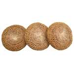 Vetiver (Khus) Ramacham Root Organic Body Bathing Scrubber Pack Of 3 With Vetiver Root